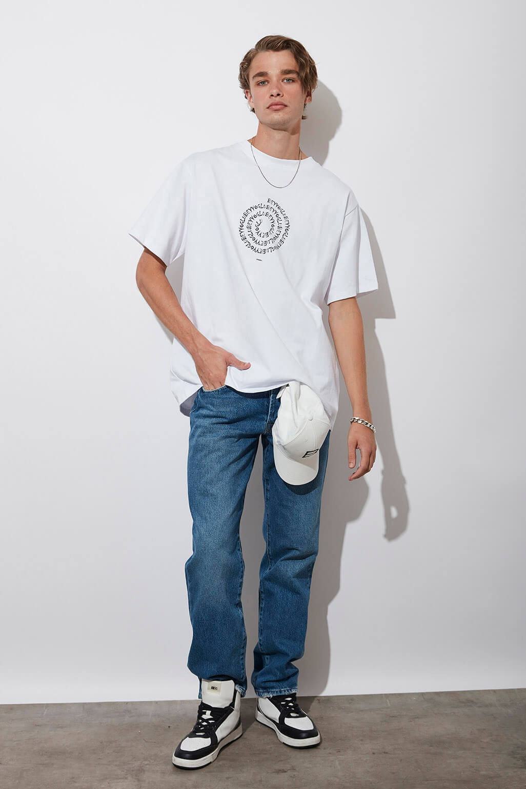  Baskılı Oversize Kompakt Tshirt