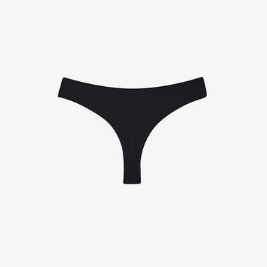  Only Onlselia Yüksek Belli Brazilian Kadın Siyah Bikini Altı