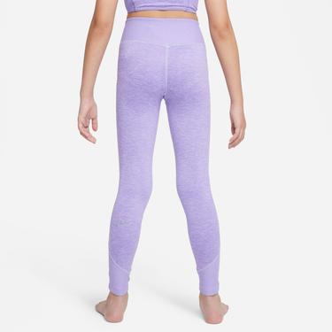  Nike Yoga Dri-Fit Legging Çocuk Mor Tayt