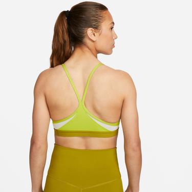  Nike Indy V-Neck Kadın Sarı Bra