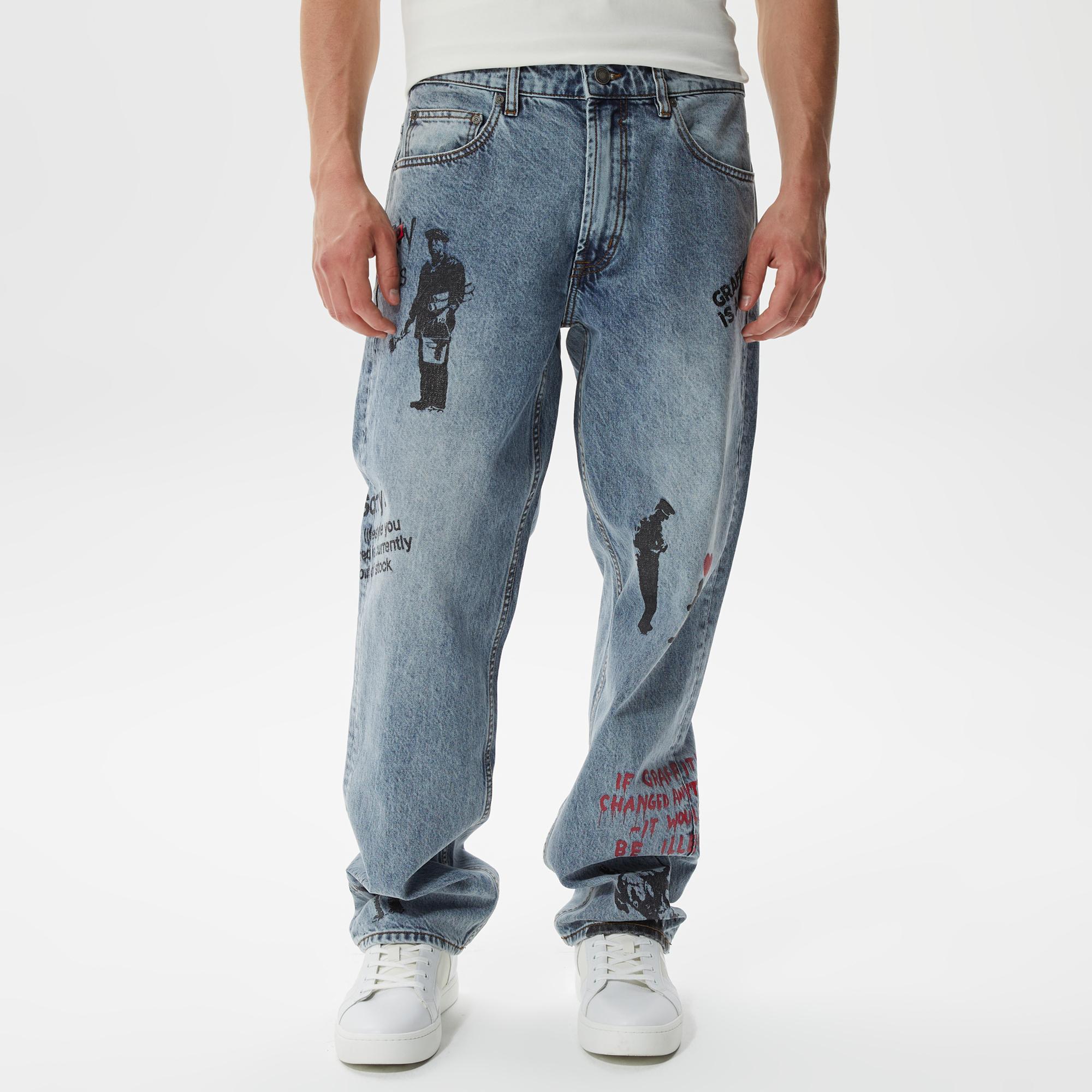 Guess Carpenter Erkek Mavi Jean