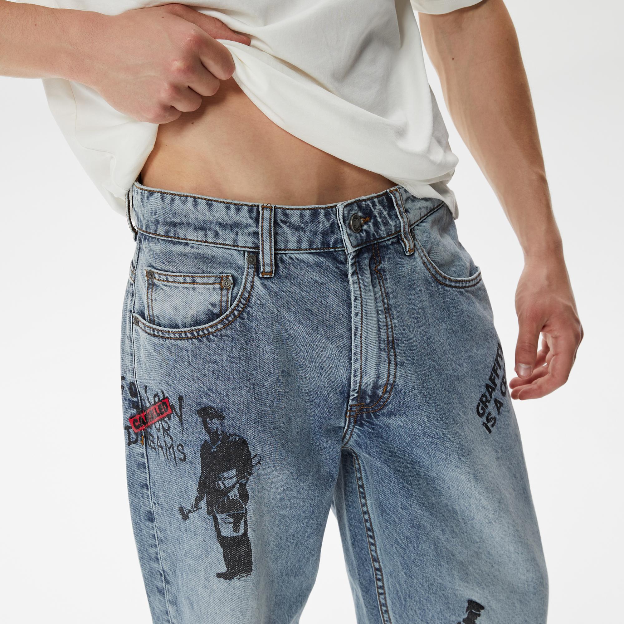 Guess Carpenter Erkek Mavi Jean