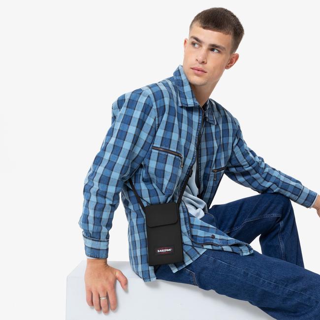  Eastpak Daller Pouch Unisex Siyah Omuz Çantası