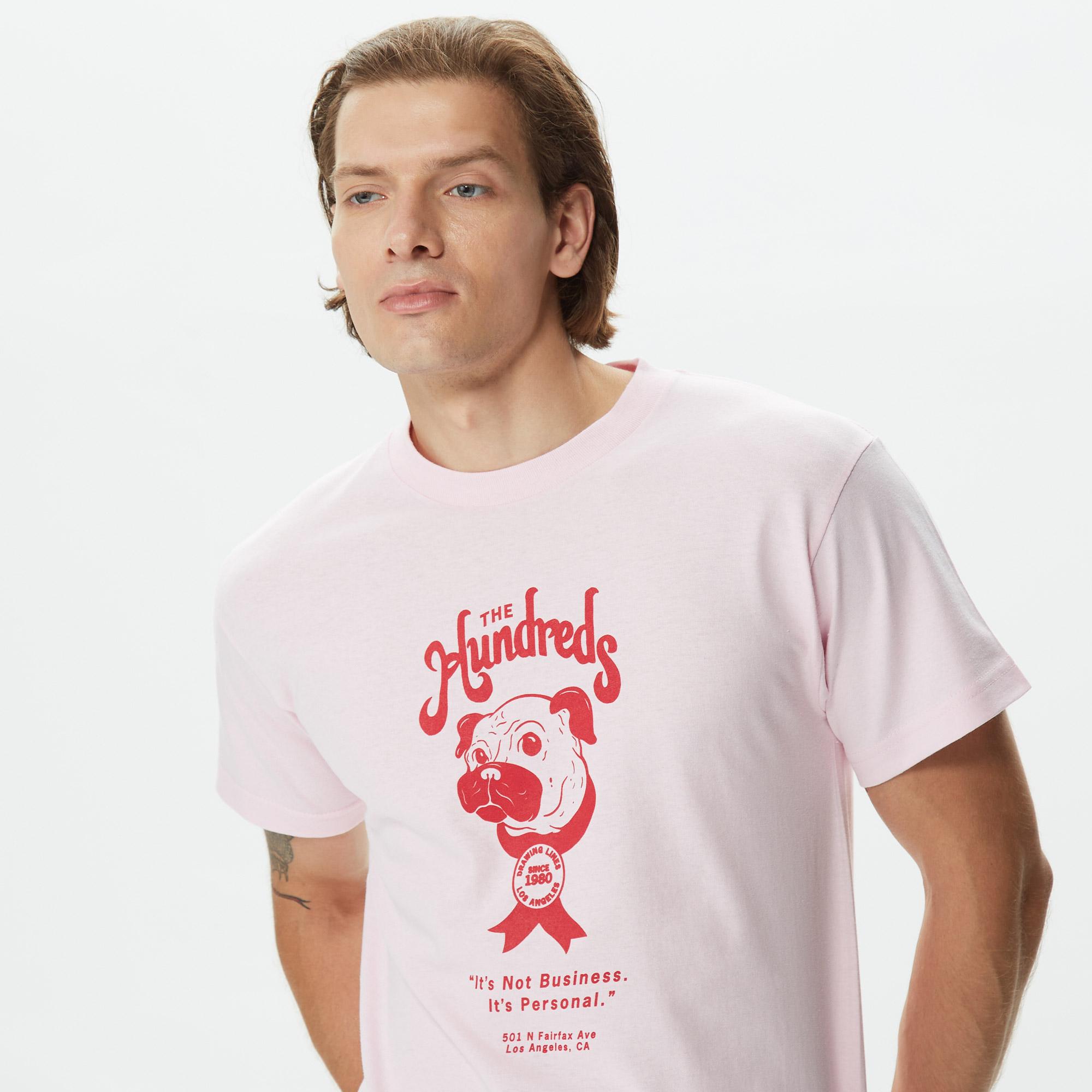 The Hundreds Farm Fresh Erkek Pembe T-Shirt