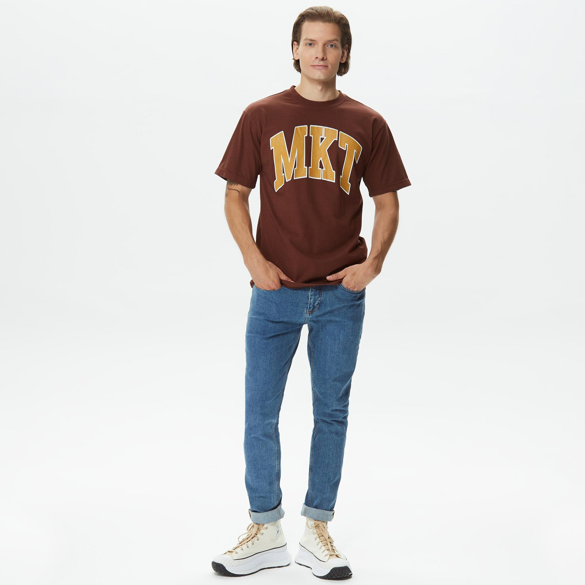 Market MKT Arc Erkek Kahverengi T-Shirt