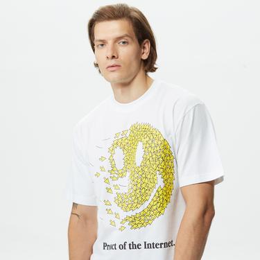  Market Smiley Product Of The Internet Erkek Beyaz T-Shirt