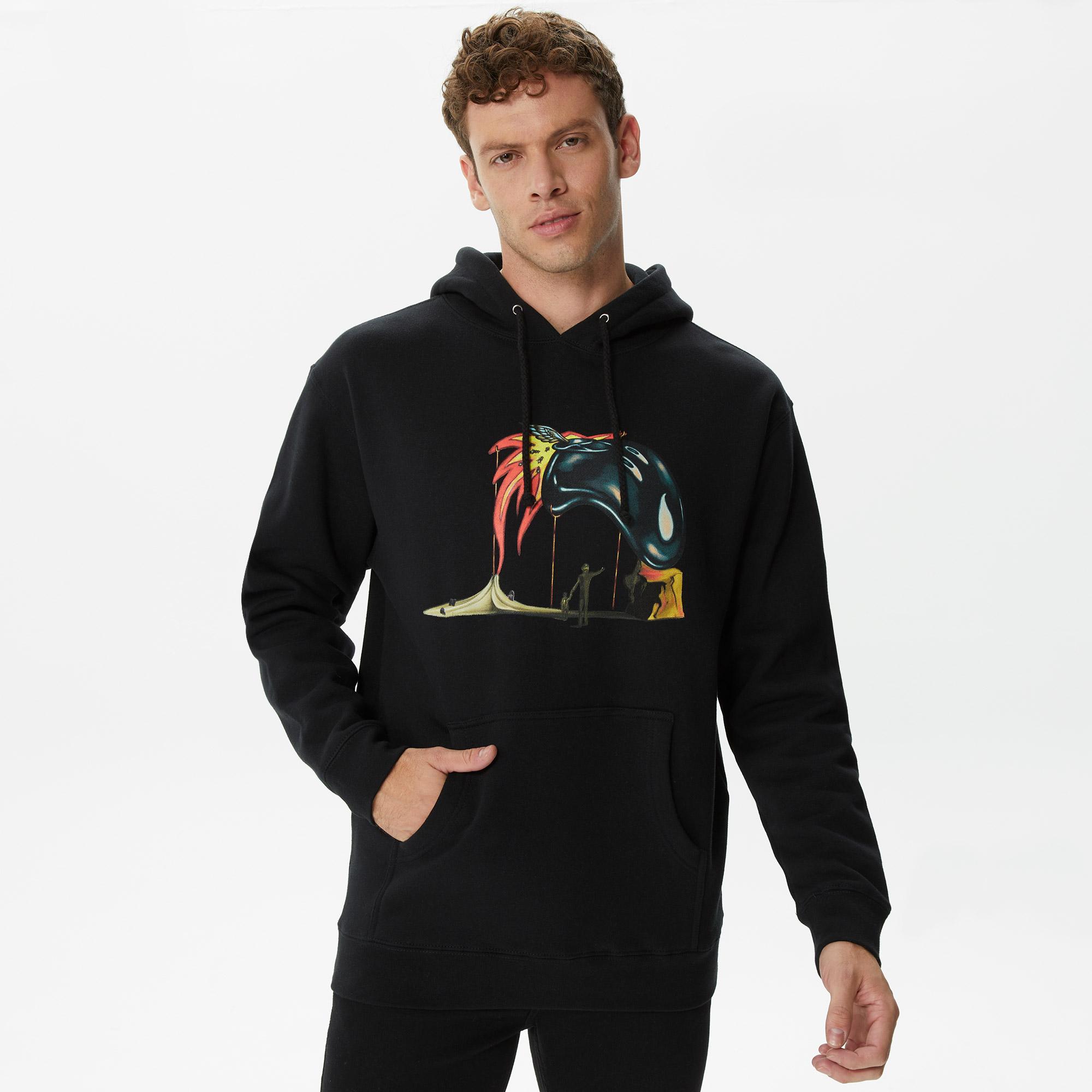 The Hundreds Salvador Adam Pullover Erkek Siyah Hoodie