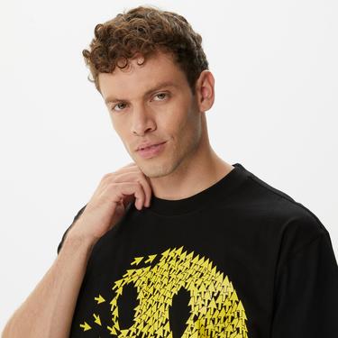  Market Smiley Product Of The Internet Erkek Siyah T-Shirt