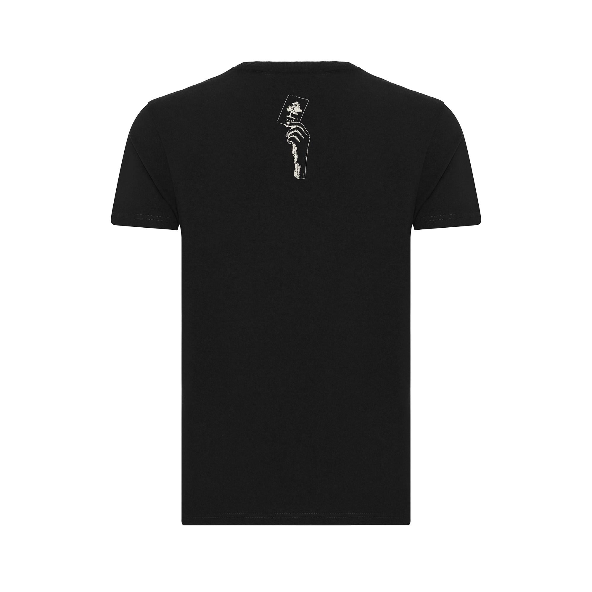 Routefield Ted Erkek Siyah Tişört