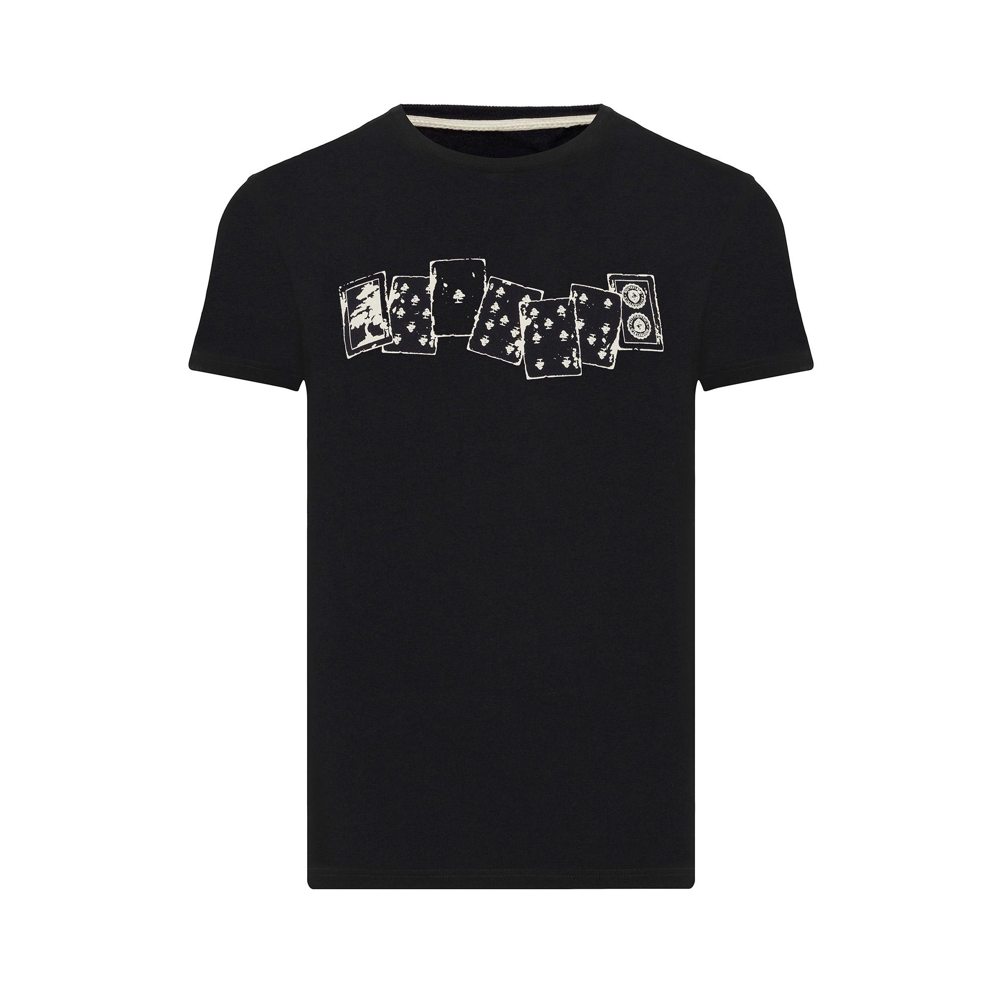 Routefield Ted Erkek Siyah Tişört