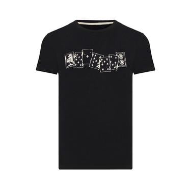  Routefield Ted Erkek Siyah Tişört