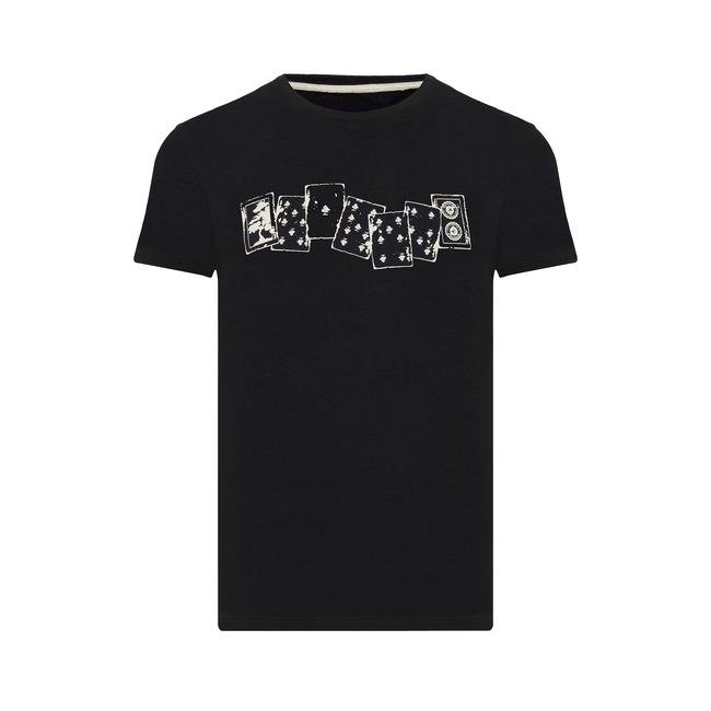  Routefield Ted Erkek Siyah Tişört