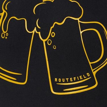  Routefield Trub Erkek Siyah Tişört