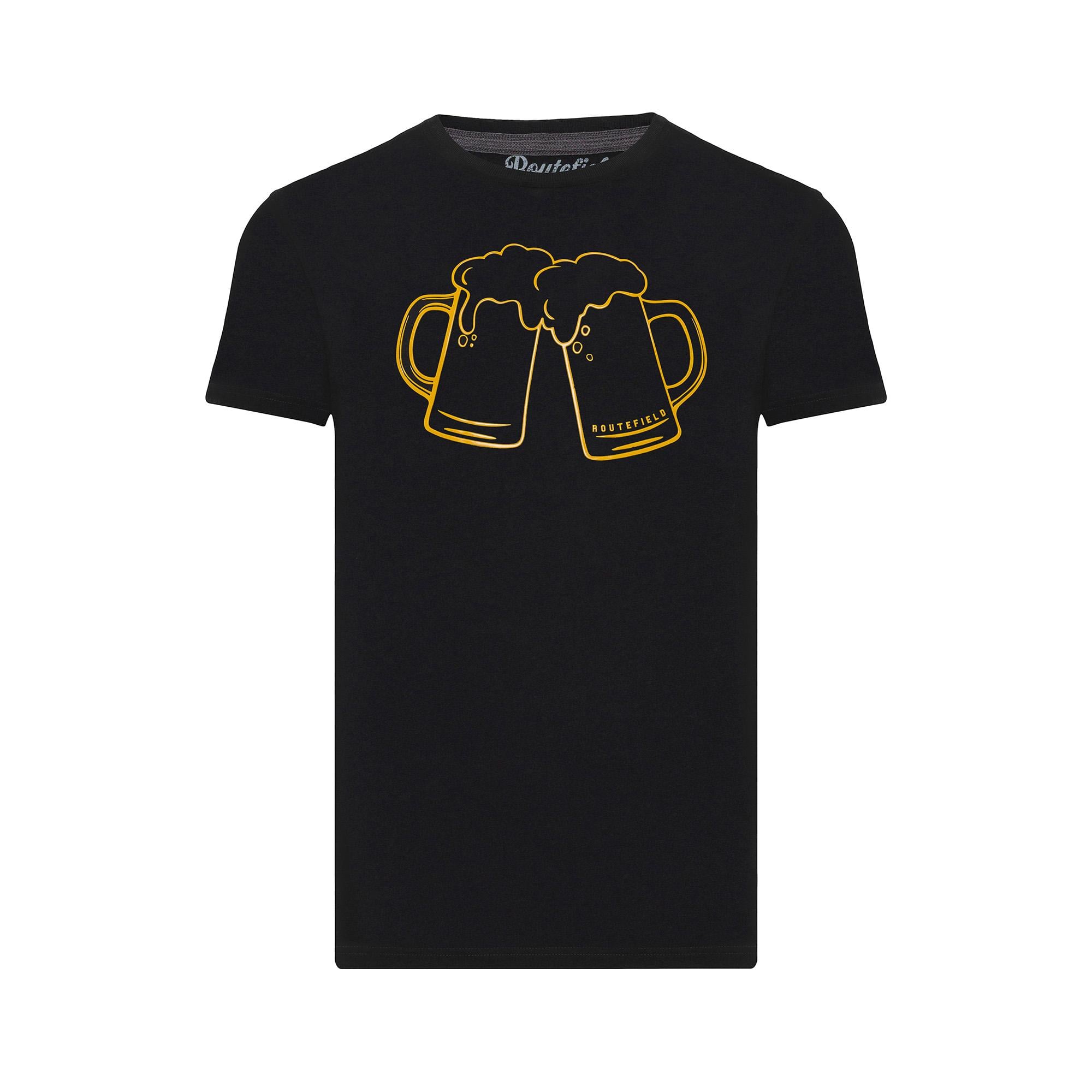Routefield Trub Erkek Siyah Tişört