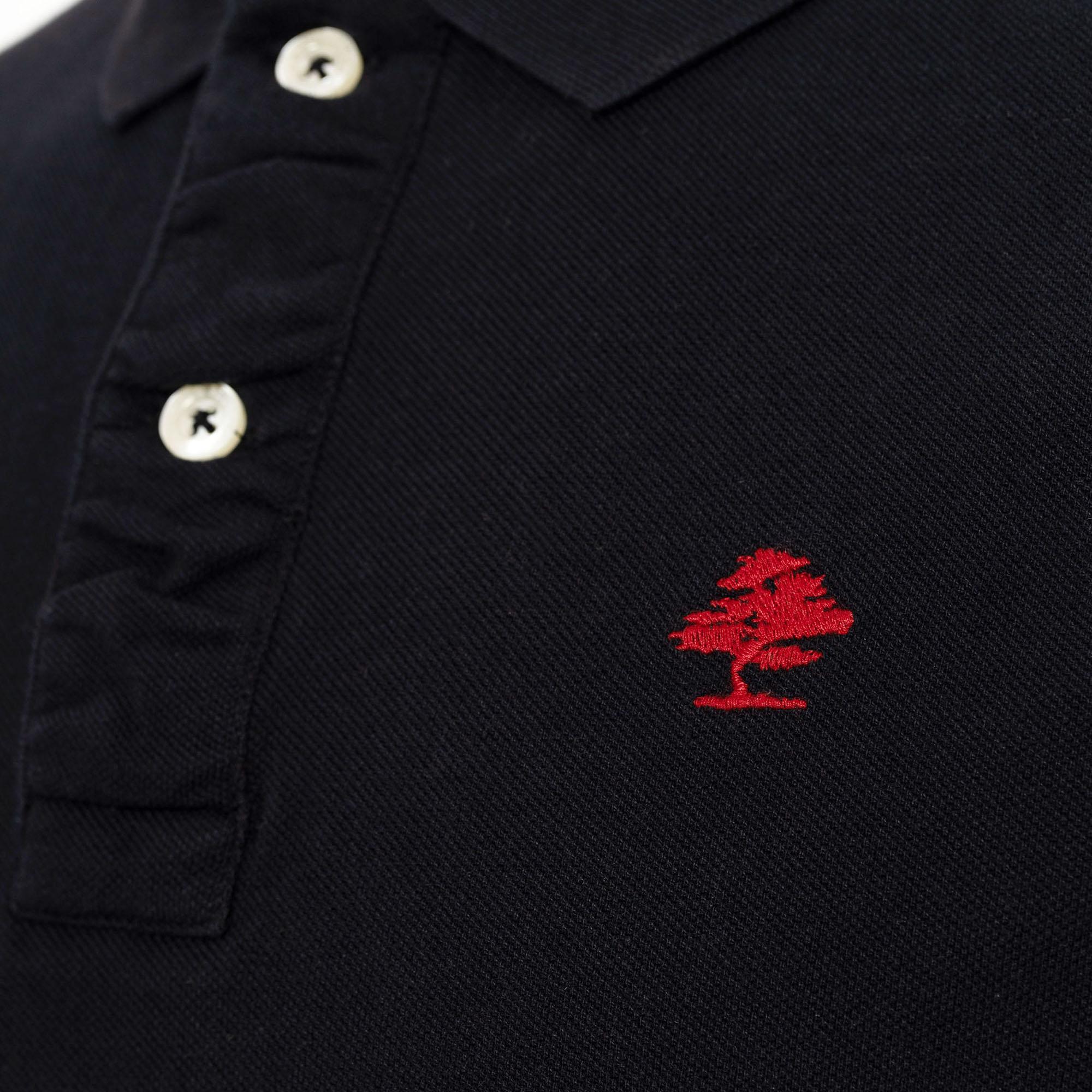 Routefield Partisan Erkek Siyah Polo Tişört