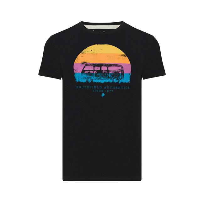  Routefield Trav Erkek Siyah Tişört