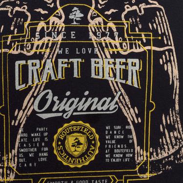  Routefield Tract Erkek Siyah Tişört