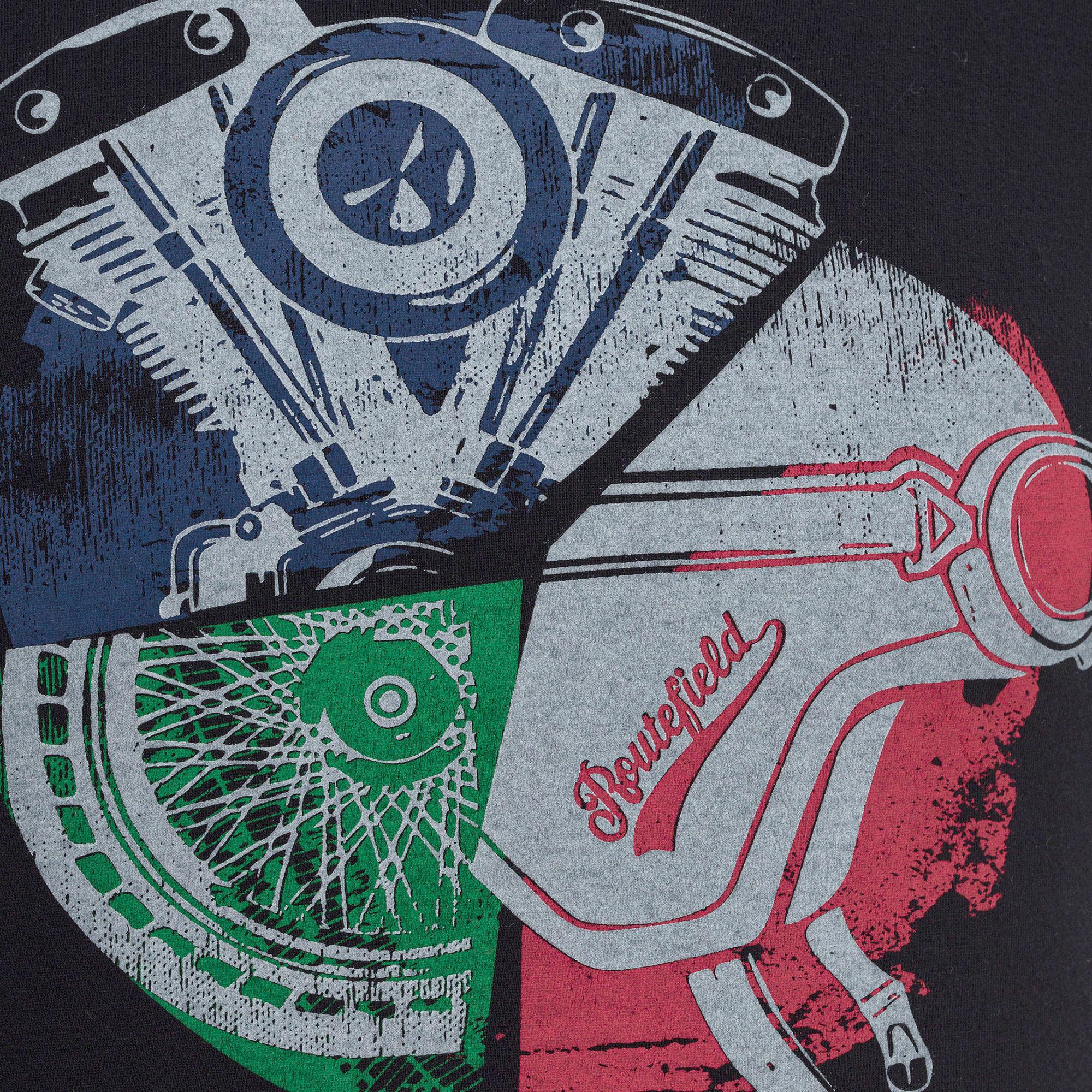 Routefield Tyre Erkek Beyaz Tişört