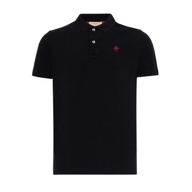  Routefield Partisan Erkek Siyah Polo Tişört