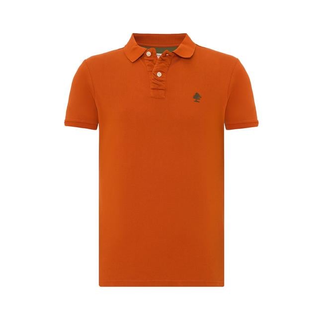  Routefield Patriot Erkek Turuncu Polo Tişört