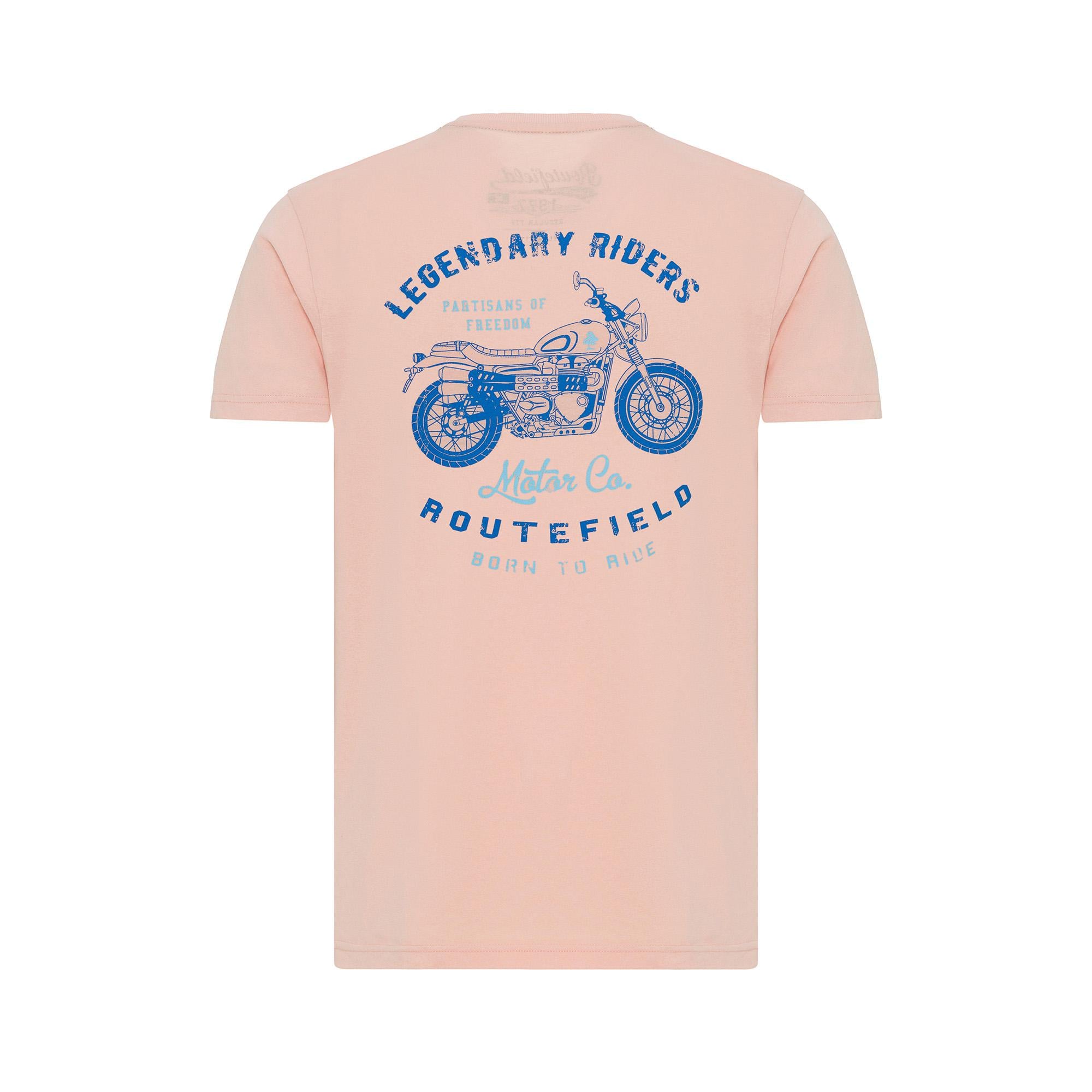 Routefield Tyce Erkek Pembe Tişört