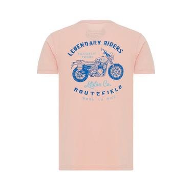  Routefield Tyce Erkek Pembe Tişört