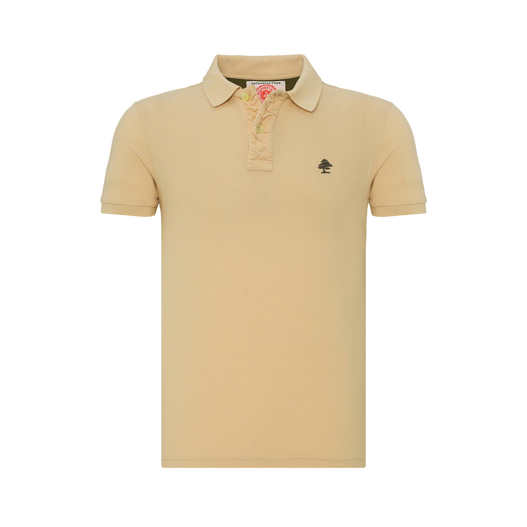 Routefield Patriot Erkek Kahverengi Polo Tişört