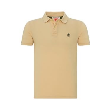  Routefield Patriot Erkek Kahverengi Polo Tişört