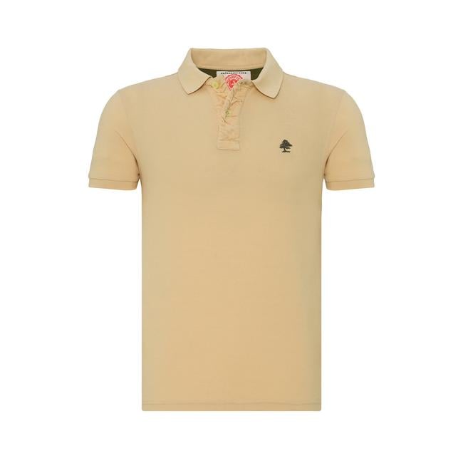  Routefield Patriot Erkek Kahverengi Polo Tişört