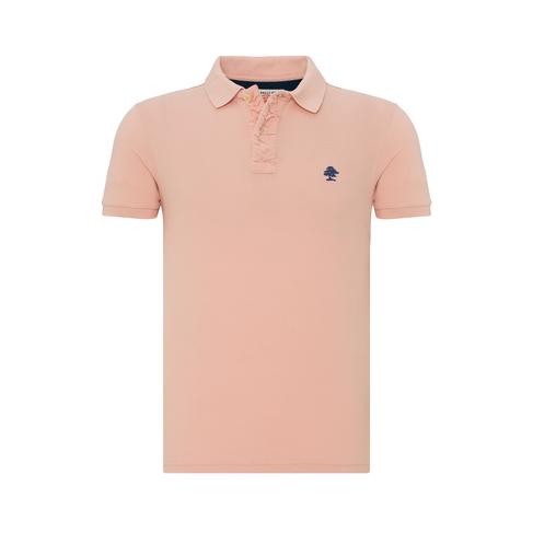  Routefield Partisan Erkek Pembe Polo Tişört
