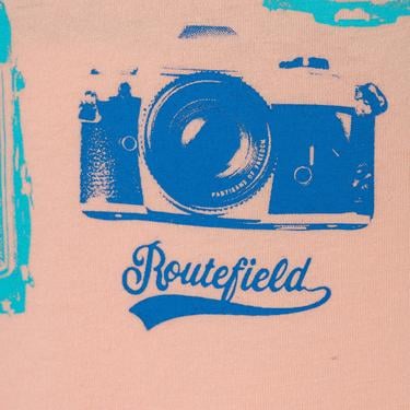  Routefield Timer Erkek Pembe Tişört