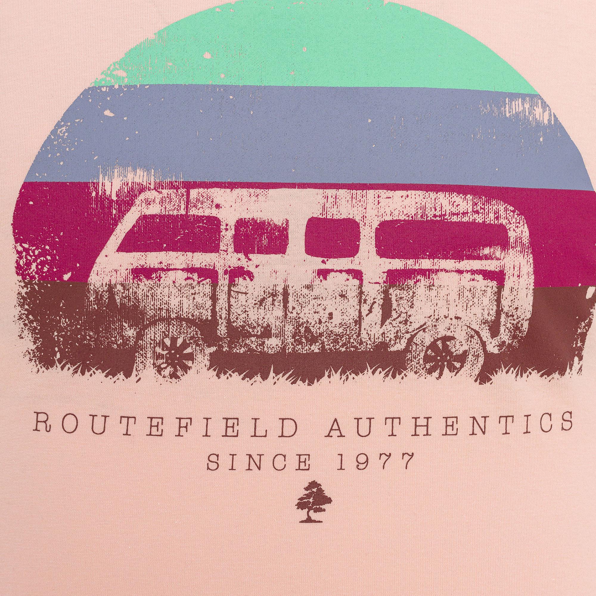 Routefield Trav Erkek Pembe Tişört