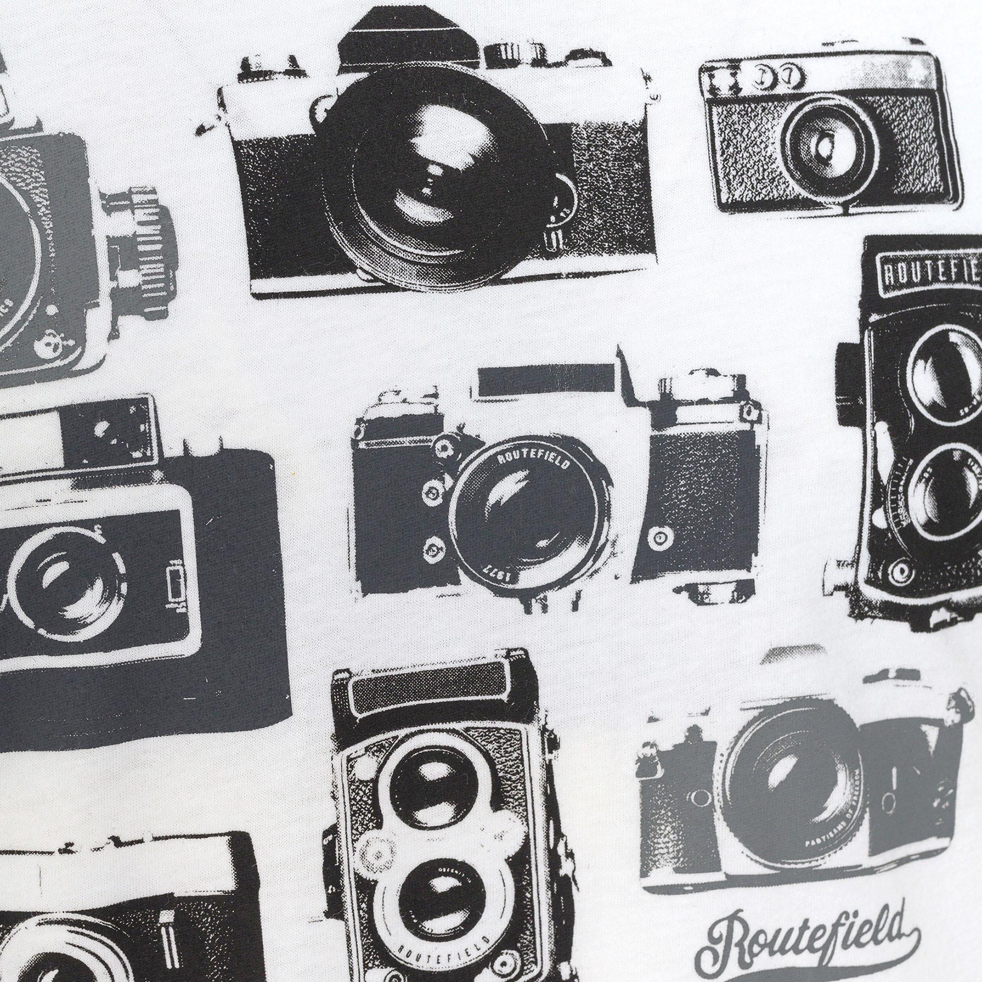 Routefield Timer Erkek Beyaz Tişört