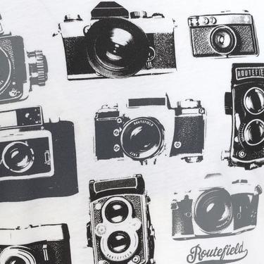  Routefield Timer Erkek Beyaz Tişört