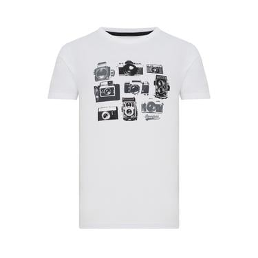  Routefield Timer Erkek Beyaz Tişört