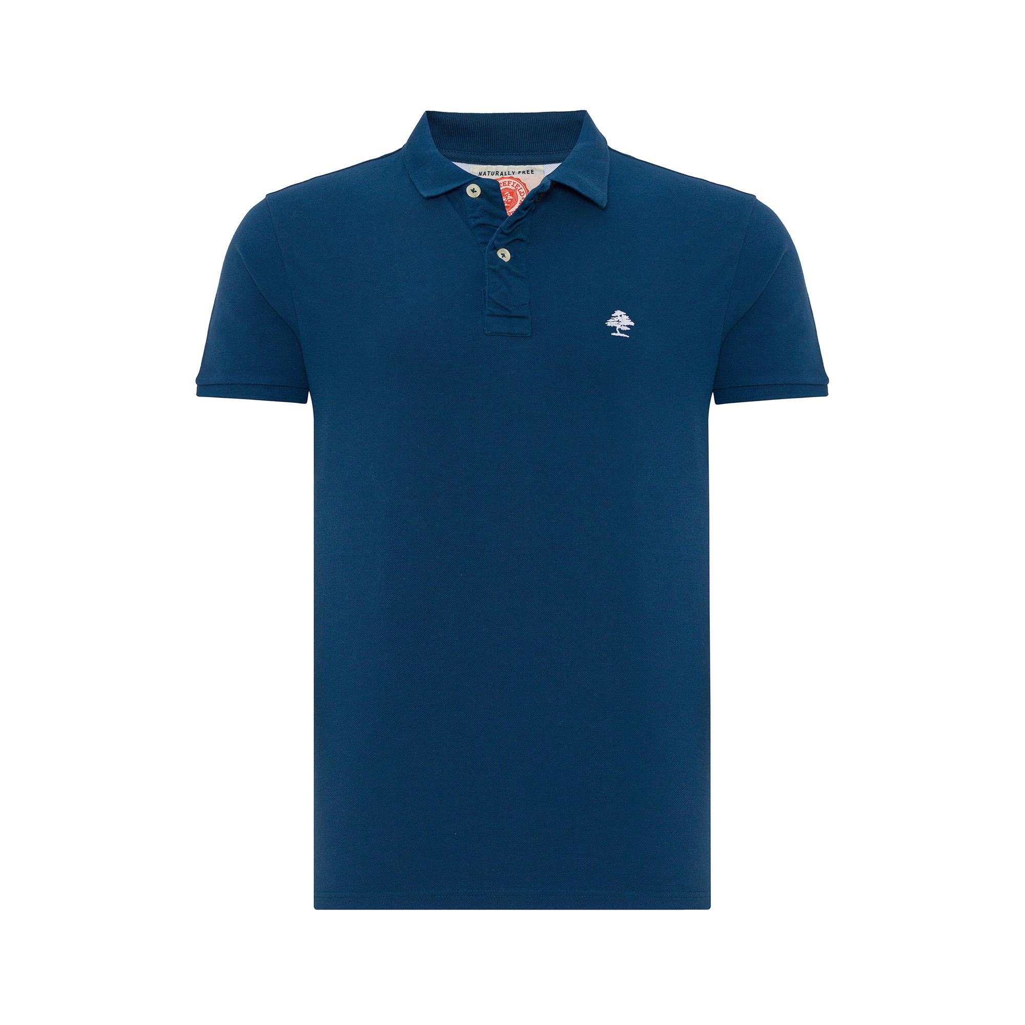 Routefield Partisan Erkek Mavi Polo Tişört