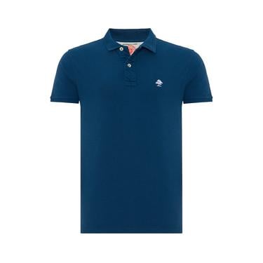  Routefield Partisan Erkek Mavi Polo Tişört