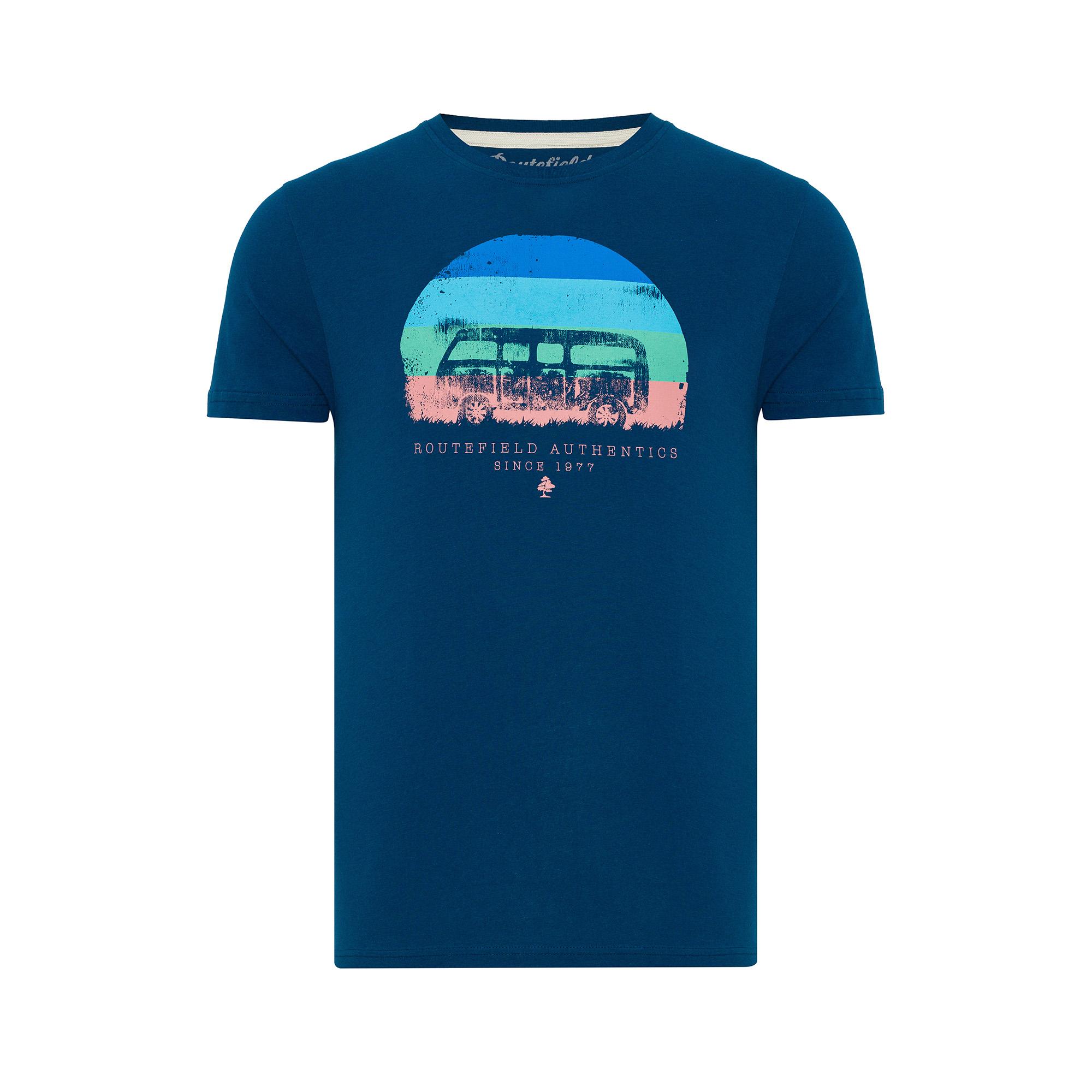 Routefield Trav Erkek Mavi Tişört