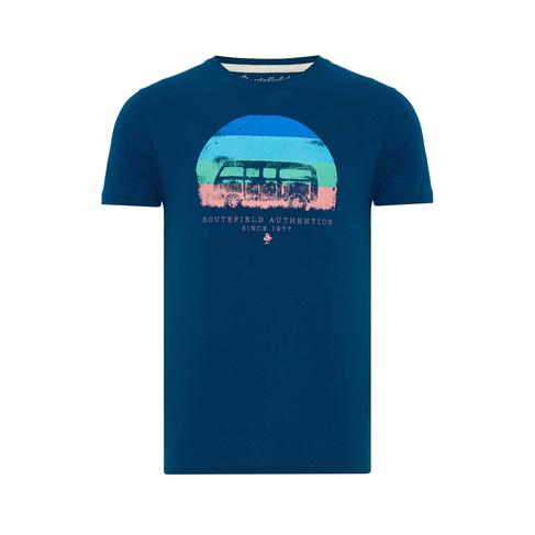  Routefield Trav Erkek Mavi Tişört