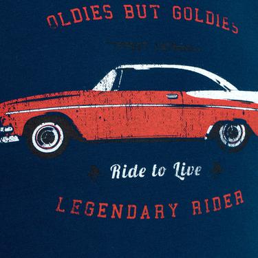  Routefield Thru Erkek Mavi Tişört