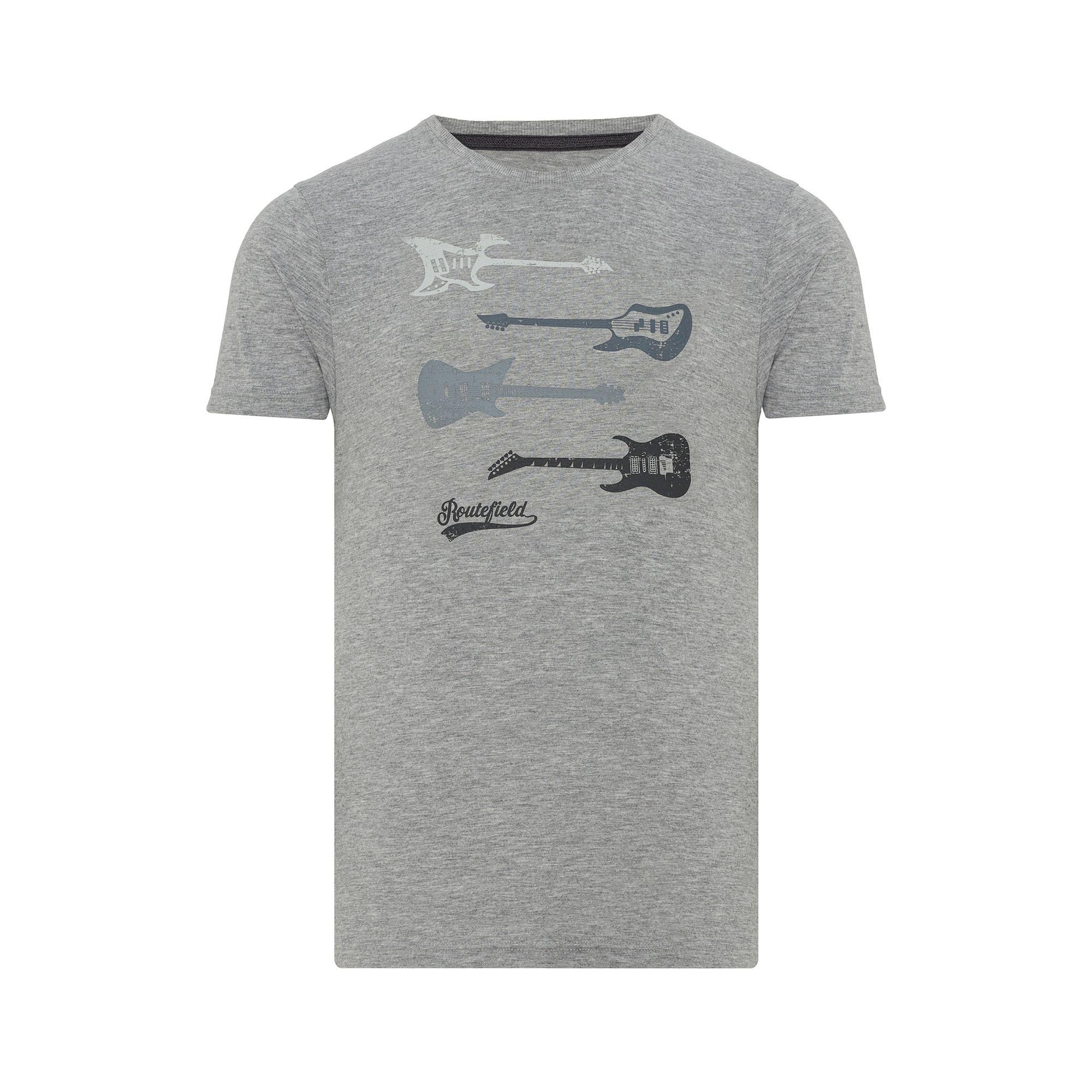 Routefield Triad Erkek Gri Tişört