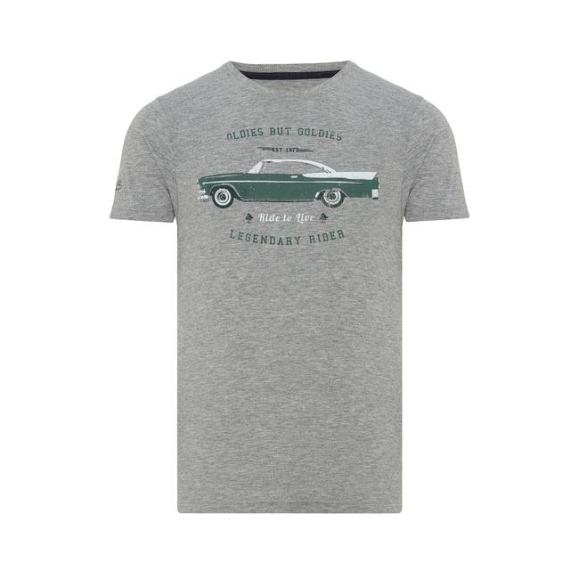  Routefield Thru Erkek Gri Tişört