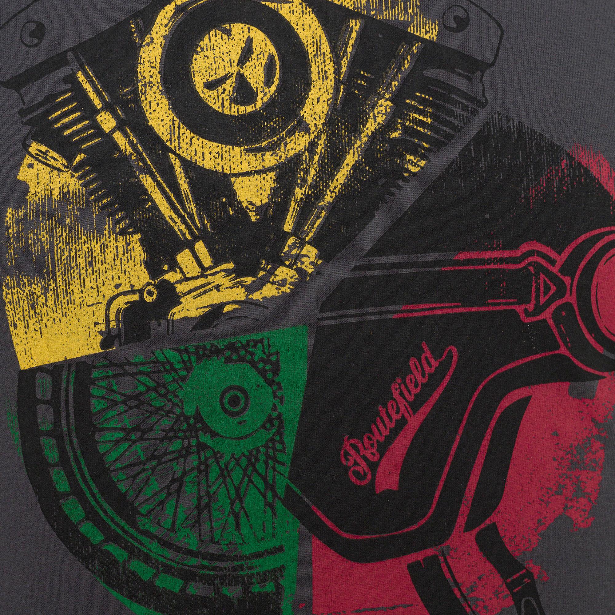 Routefield Tyre Erkek Gri Tişört