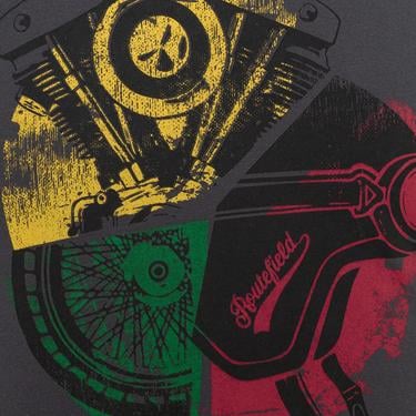  Routefield Tyre Erkek Gri Tişört