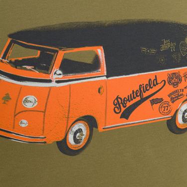  Routefield Tommy Erkek Yeşil Tişört