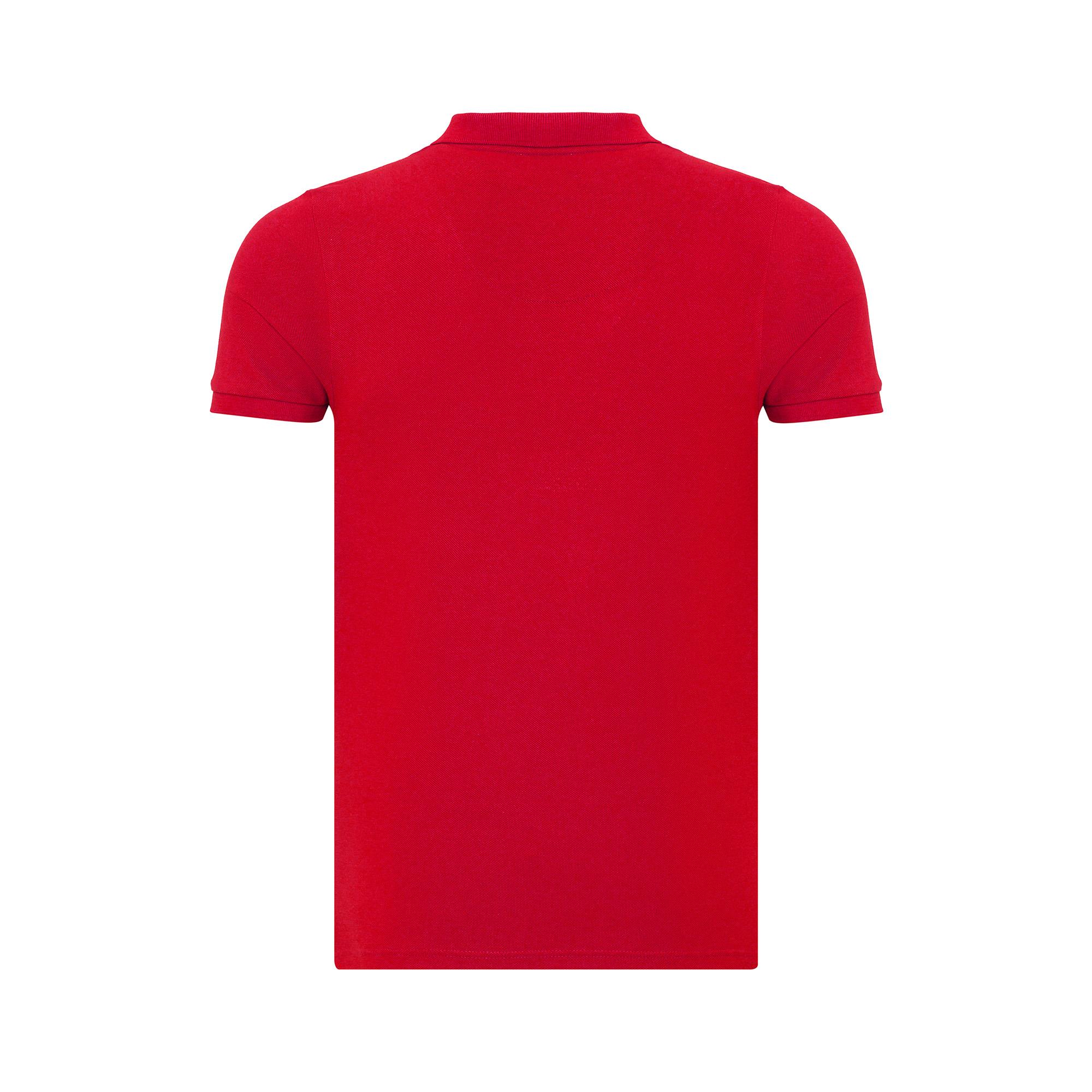 Routefield Punk Erkek Kırmızı Polo Tişört