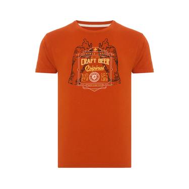  Routefield Tract Erkek Turuncu Tişört