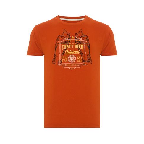  Routefield Tract Erkek Turuncu Tişört