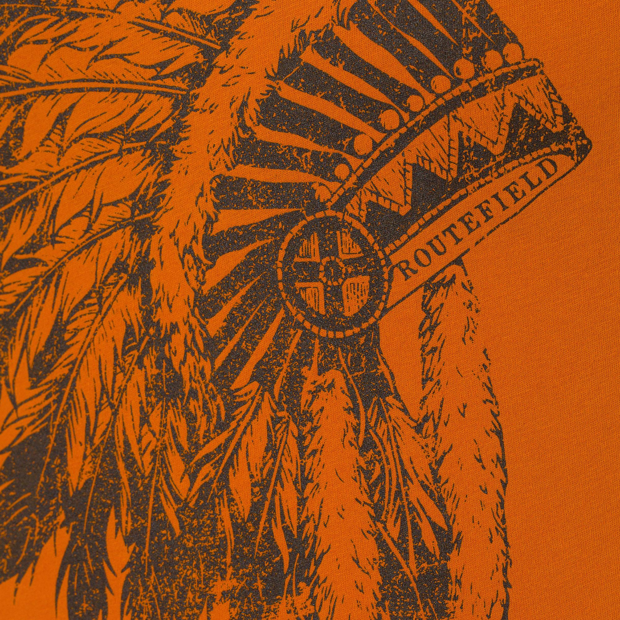 Routefield Tead Erkek Turuncu Tişört