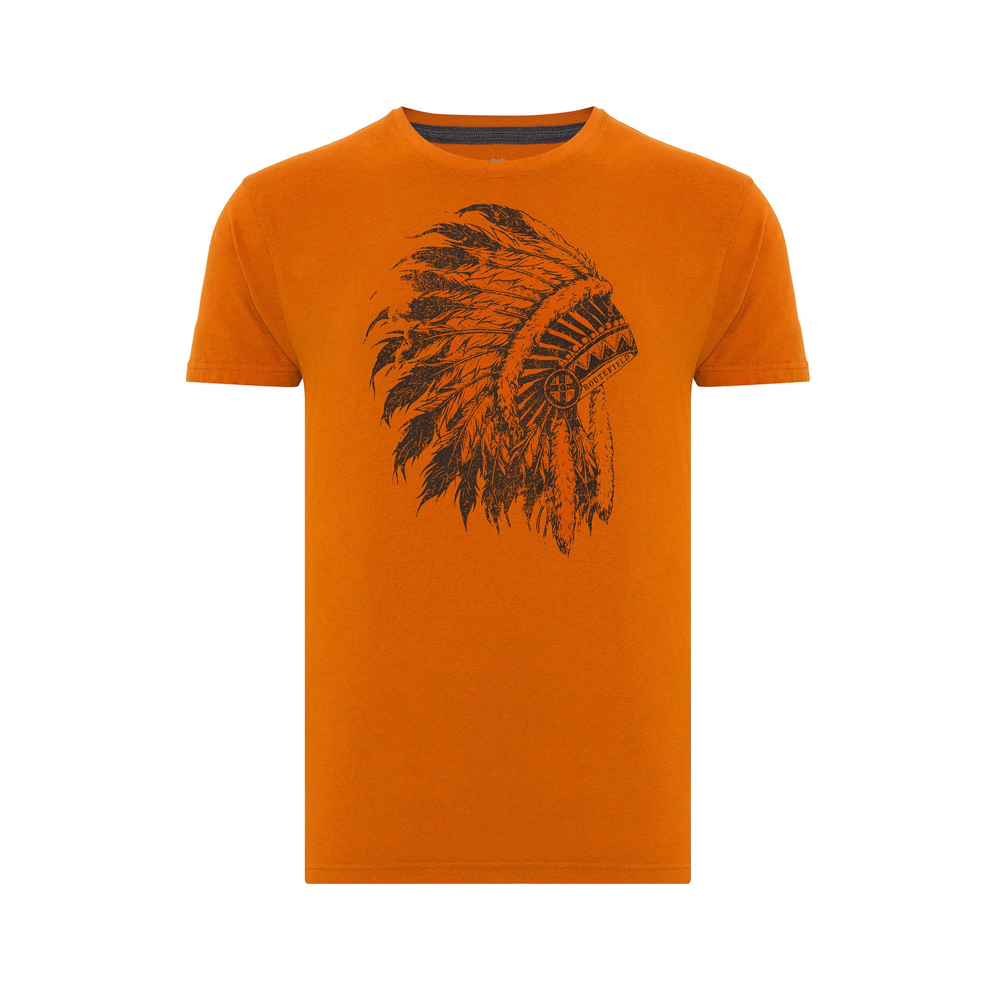 Routefield Tead Erkek Turuncu Tişört